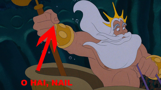 And the dad with anger management issues from The Little Mermaid has them, too.