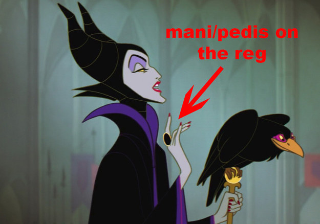 It could be a villain thing? Maleficent nas some nice-ass nails.