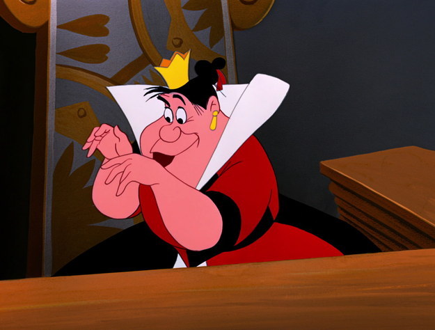 But then again, this Alice in Wonderland villain is lacking in the nail department.