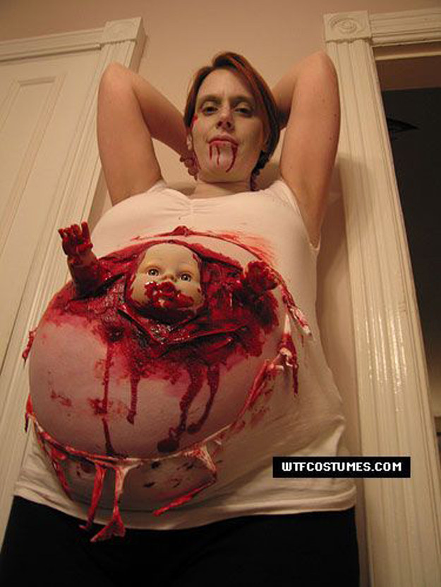 And this mom who wasn't afraid to go for the gore.