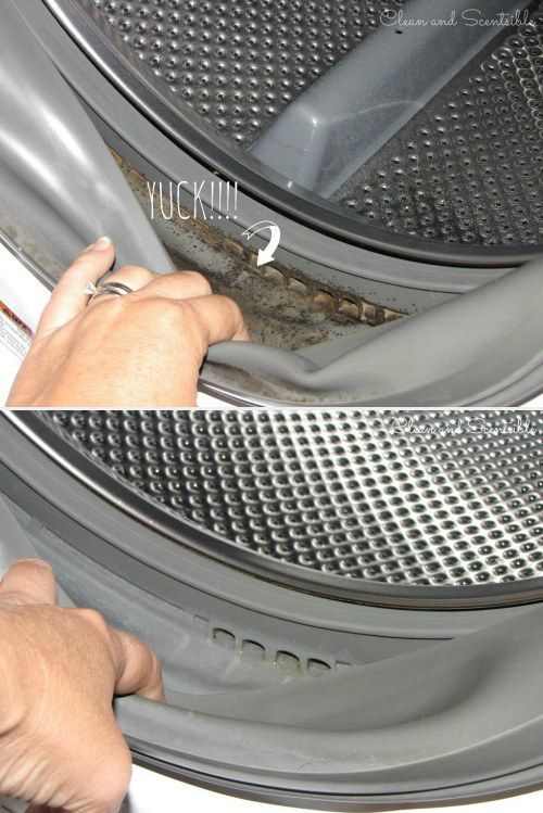 Get the mold out of your front-loading washer.