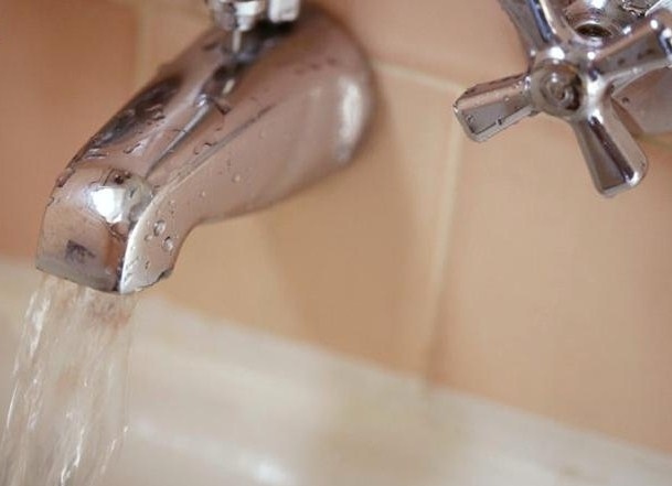 While cleaning the bathroom, fill the tub up with a couple of inches of the hottest water you can draw from the tap.