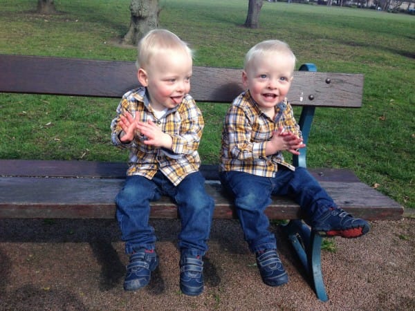 Now almost two years old, Lucas and Louie are happy, healthy and energetic toddlers. "The bonding and the closeness of them is unreal to watch," Dad says.