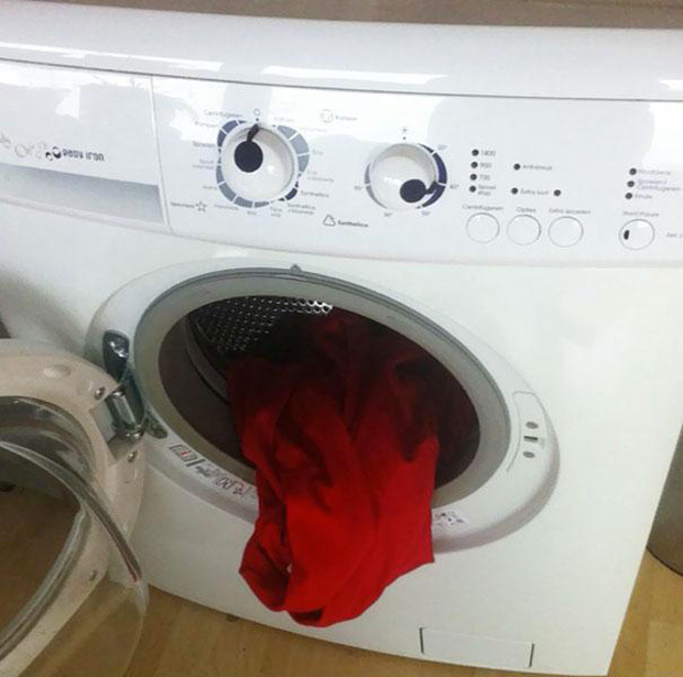 Your washing machine is sick of doing your dirt.