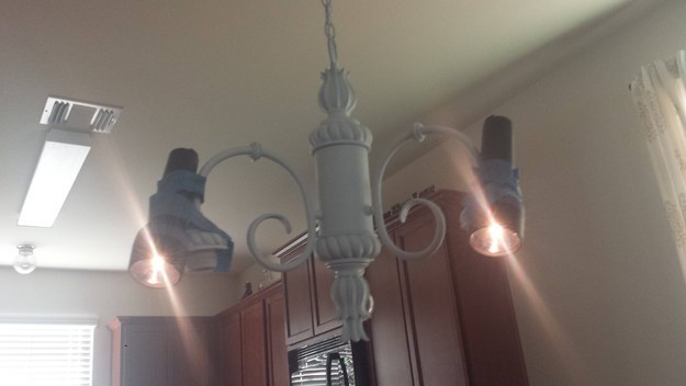 Lights not working? Just strap a bunch of torches to the ceiling.