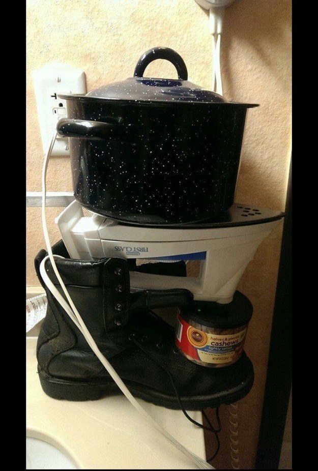 Planning on spending money on an expensive cooker? Don't bother if you already have an iron lying around.