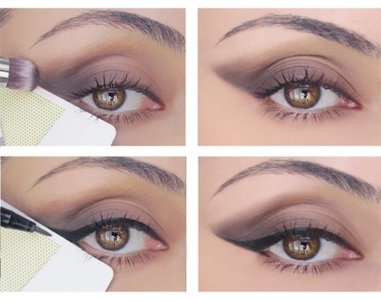 Stuck on how to get the perfect cat eye? Use a credit card to make a foolproof line.