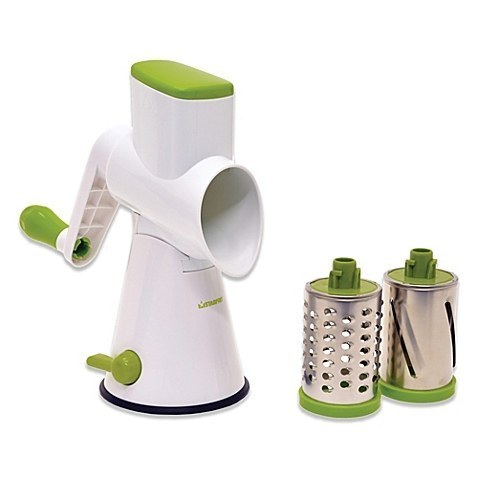 Or this grater that does it with ~hand power~.