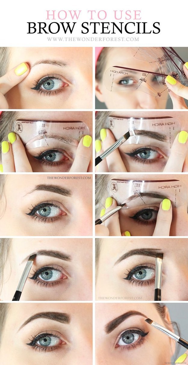 If you haven't yet heard of eyebrow stencils, buckle the fuck up. They will change the way you do your brows forever.