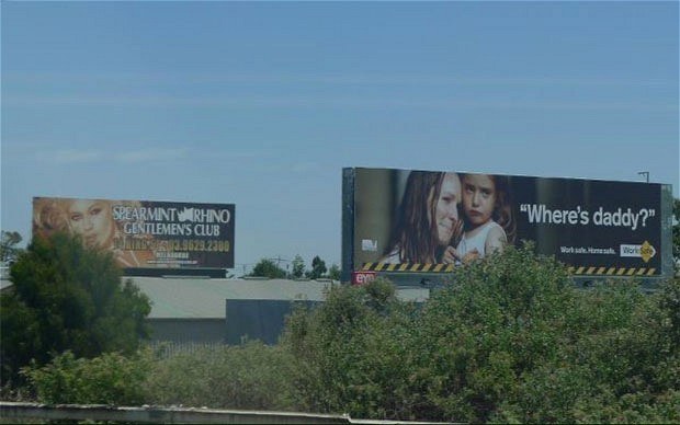 These perfectly placed billboards:
