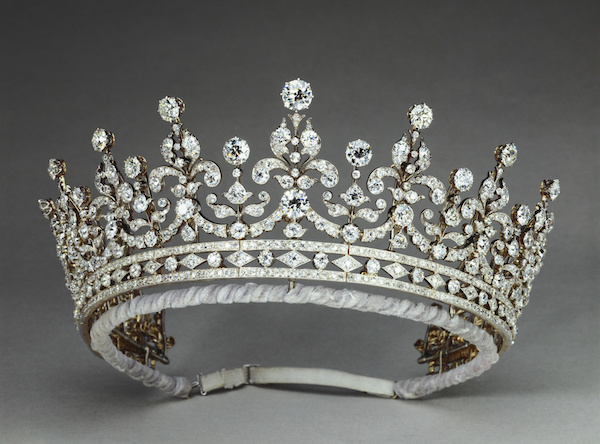 A royal tiara - one of many - Queen Elizabeth’s Collection.