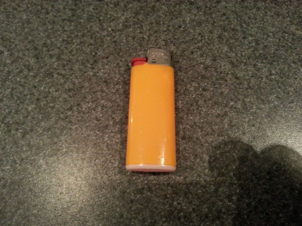 4. Miniature lighter. This is a good back-up in case your matches get wet, or you need additional lighting.
