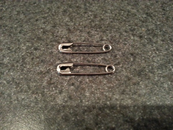 7. Safety pins. Although they seem simple, safety pins are crucial! They can fasten gauze around a wound, help to make a sling, or — when sterilized — dig out a splinter.