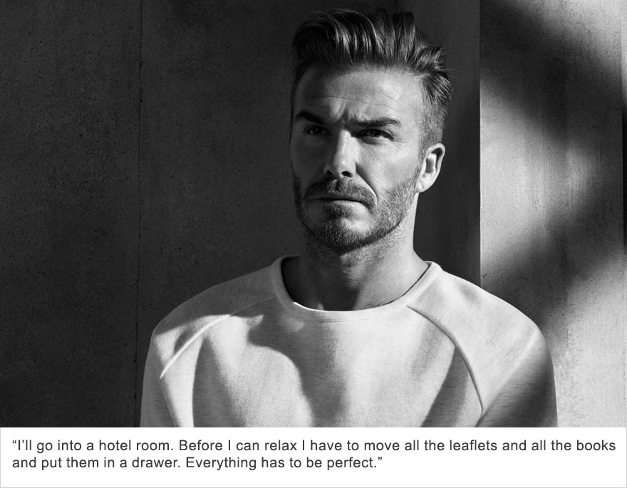 David Beckham - Obsessive Compulsive Disorder