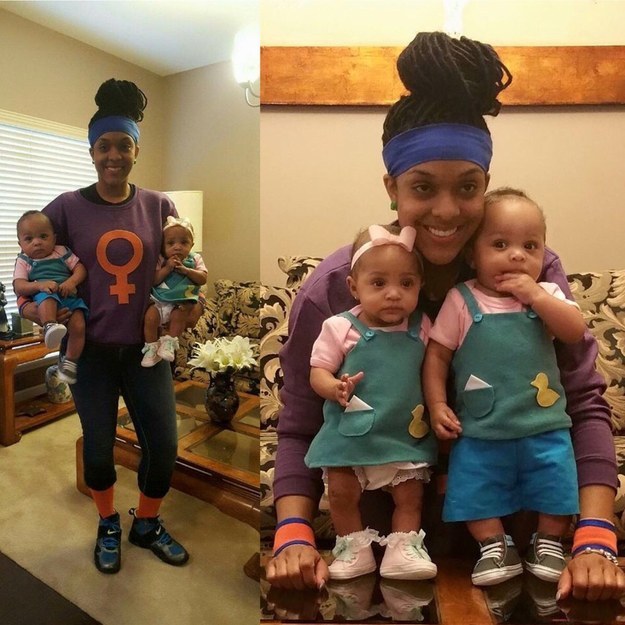 These kids as Phil and Lil from Rugrats.