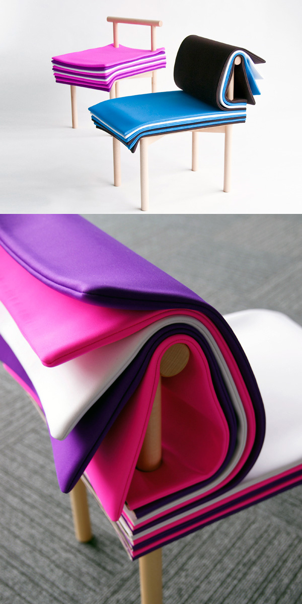 A "page" chair that can adjust to your preference.