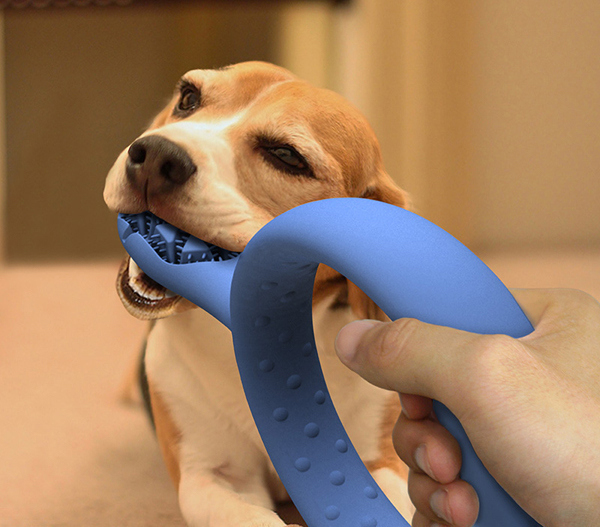 A doggie toothbrush that doubles as a toy.

Via Architecturendesign