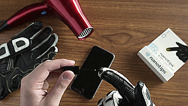 Phone glove polish.