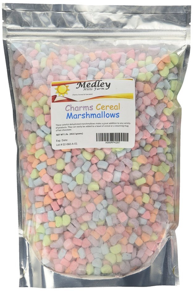 A 5-pound bag of marshmallows.