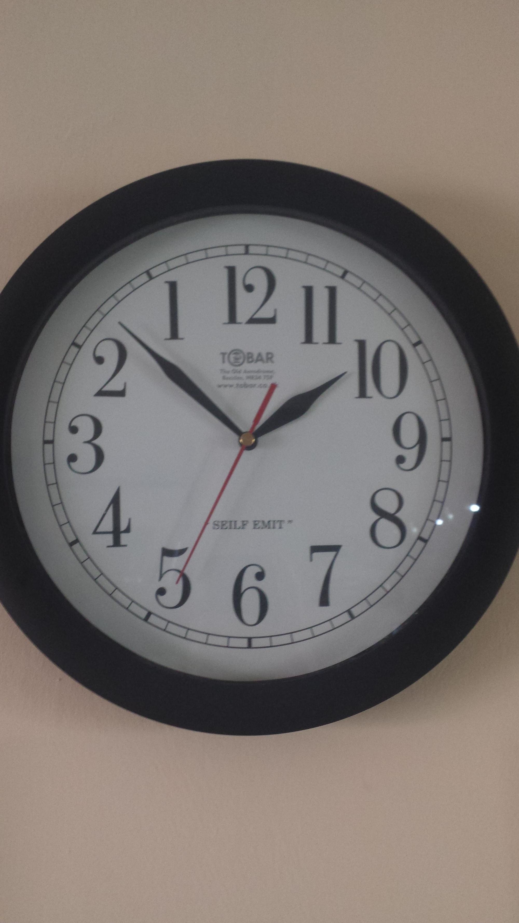This clock proves that you can go back in time.