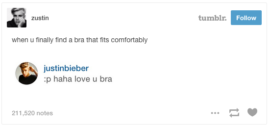 That time the Biebs knew your struggle: