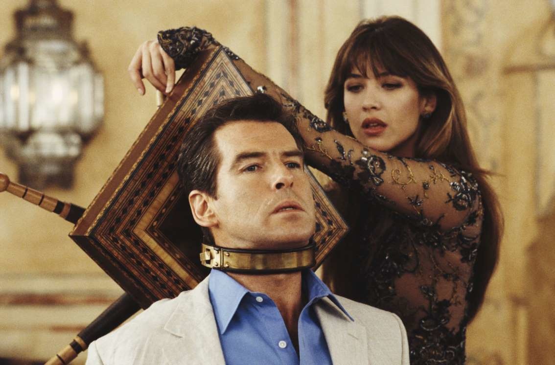 Sophie Marceau became the first female villain in the Bond series with her role as Elektra King in "The World is Not Enough."