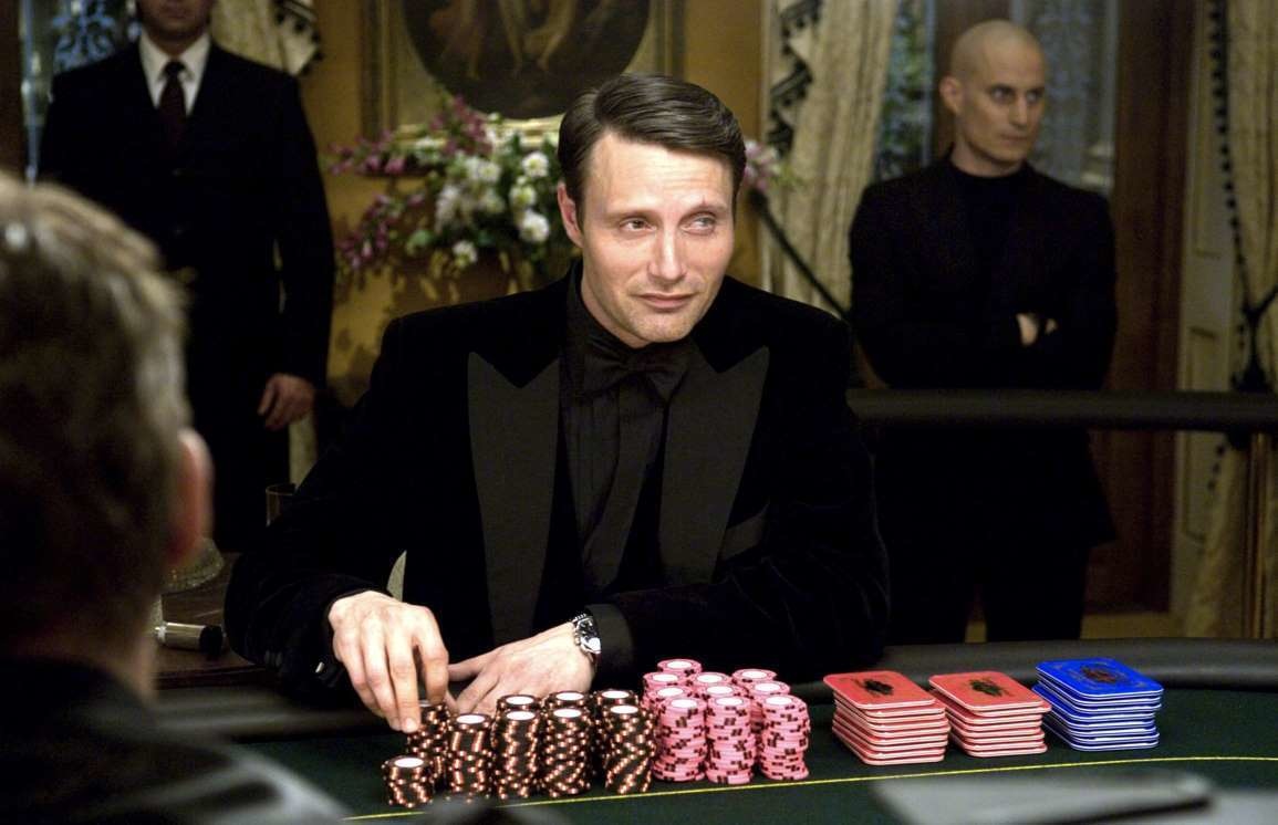The character of Le Chiffre in "Casino Royale" is the first villain in the Bond series who gets killed by his own people.