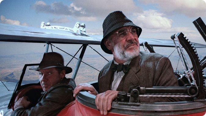 George Lucas got inspiration for Indiana Jones by watching Sean Connery's version of Bond. Interestingly, Connery was cast as Indiana Jones' father in "The Last Crusade."