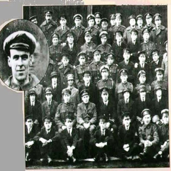 Freddy Jackson was accidentally killed by an airplane propeller while working as a mechanic. Two days later, his squadron took a group photo. Whenever the photo was finally developed, Freddy seemed to appear in the photo. Too add to the mystery of the photo, not only did the entire crew openly admit that this was Jackson, but this photo was taken on the day of his funeral.