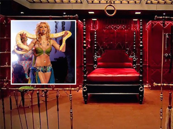 Britney Spears has a room in her house dedicated to all of her sex toys.