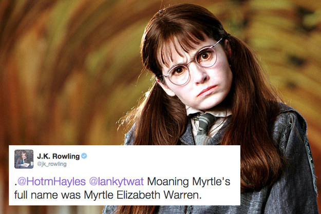 Moaning Myrtle's full name.