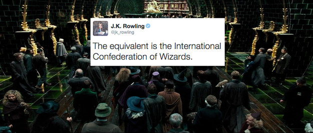 There ~is~ a wizarding equivalent to the United Nations.