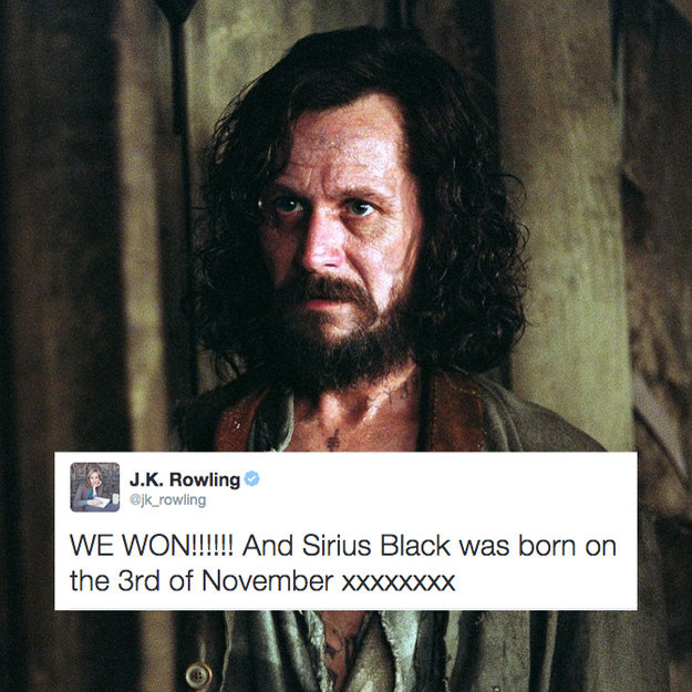 Sirius Black's birthday.