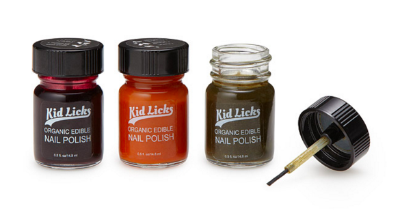 This organic and edible nail polish set ($35).