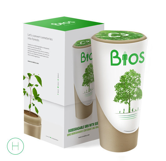 This biodegradable urn that turns the ashes of your loved ones into trees ($145).