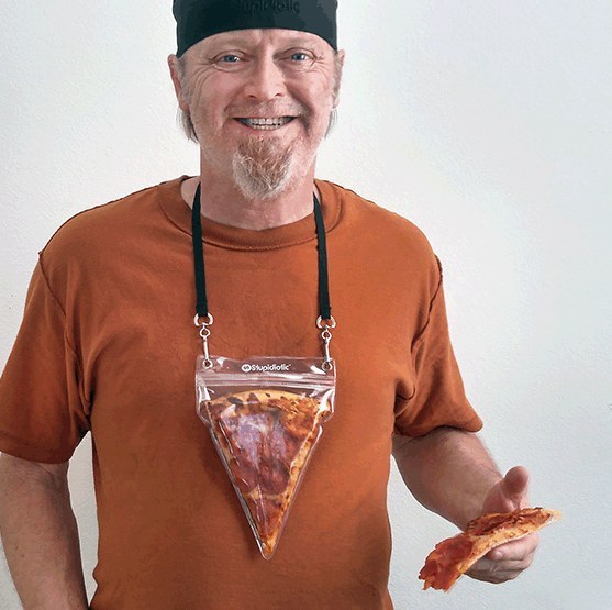This portable pizza pouch that ensures you're prepared for any and all pizza-related emergencies.