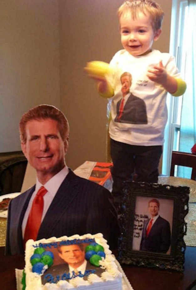 This mom who threw her kid a themed birthday party based on a local TV lawyer: