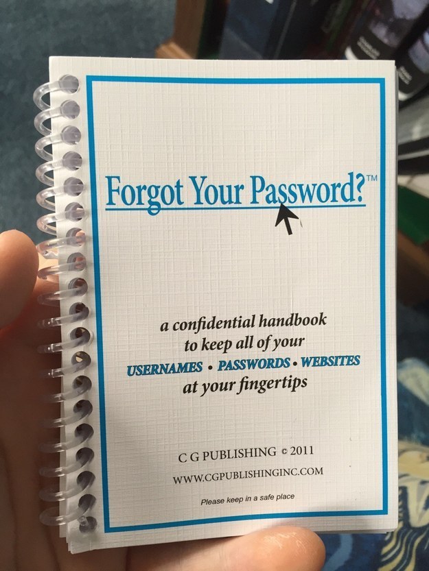 This mom who is very secretive about her passwords: