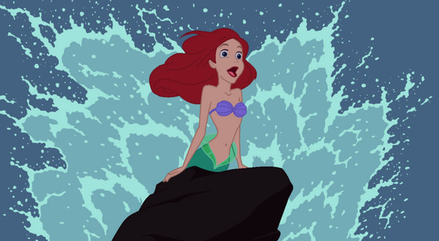 As it turns out, Hans Christian Andersen never specified a hair color for the little mermaid in his original tale.