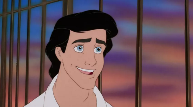 Prince Eric, however, will probably keep his Disney hair color. He's described as having "large black eyes" and "raven hair."