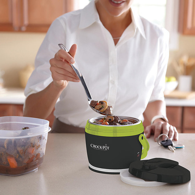 A tiny Crock-Pot you can take on the go.