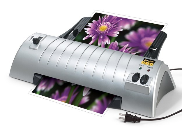 An easy-to-use home laminator.