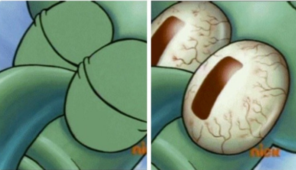 When you fall asleep in class, but then you remember how much tuition costs: