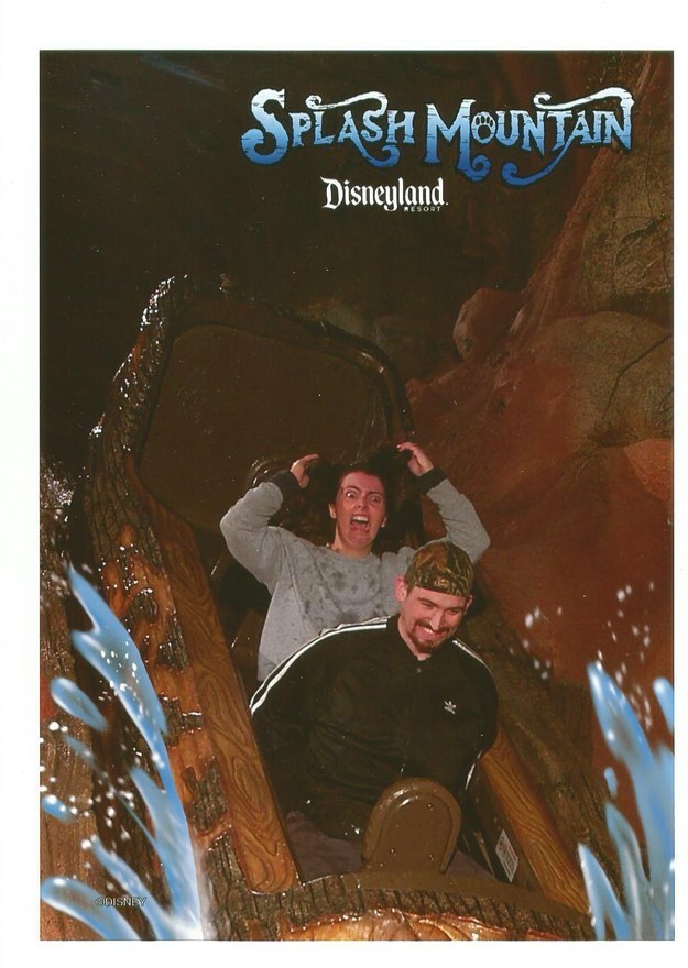 And this husband who didn't tell his wife there was a drop on Splash Mountain: