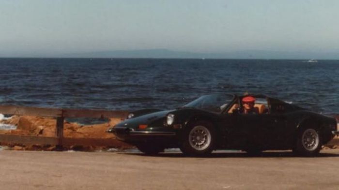 A buried Ferrari Dino was unearthed and restored. 