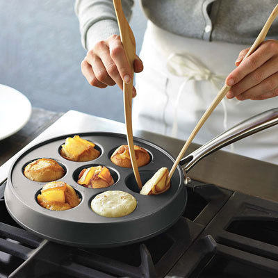 A pan that you can make Danish pancakes with. 