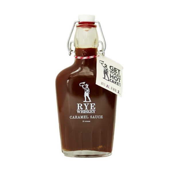 A limited edition rye whiskey caramel sauce perfect to top off all your desserts.