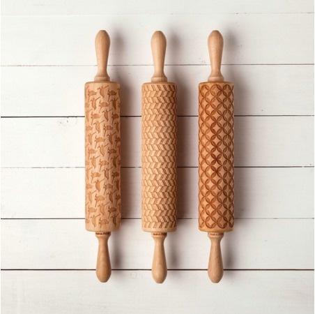 Or maybe these laser engraved rolling pins to put some creative prints into your pastries.