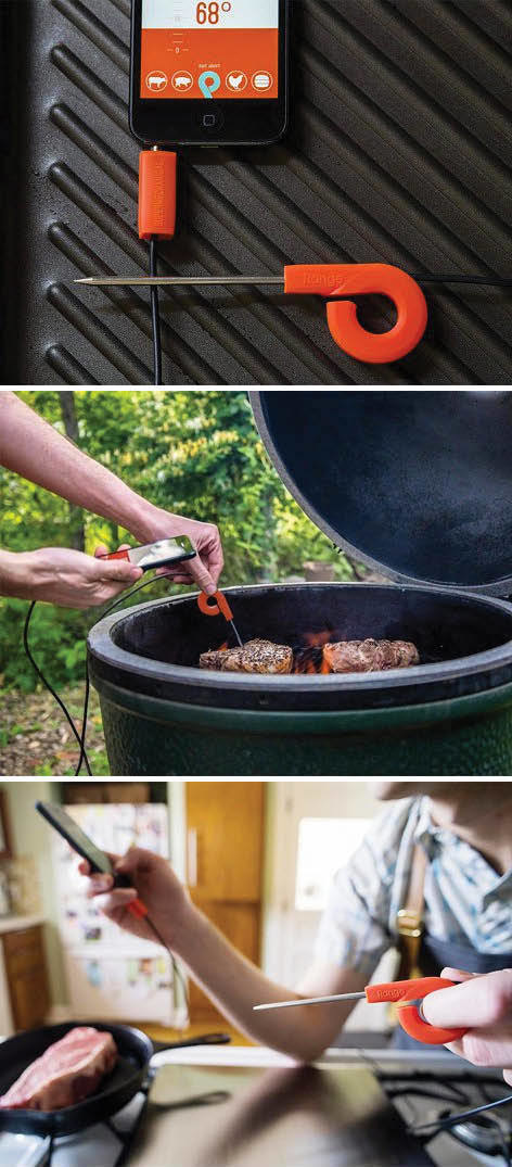 A smart thermometer for the barbecuers. 