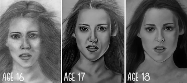 drawing skills before after 15  880 Drawing progressions that prove practice makes perfect (24 Photos)
